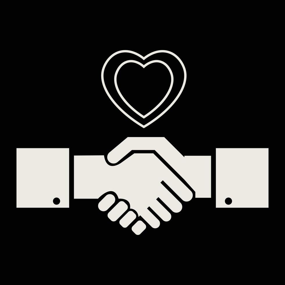 handshake icon design. business agreement, friendly handshake icons. partnership deal symbol for apps, ui, website, design element. transparent flat illustration. vector