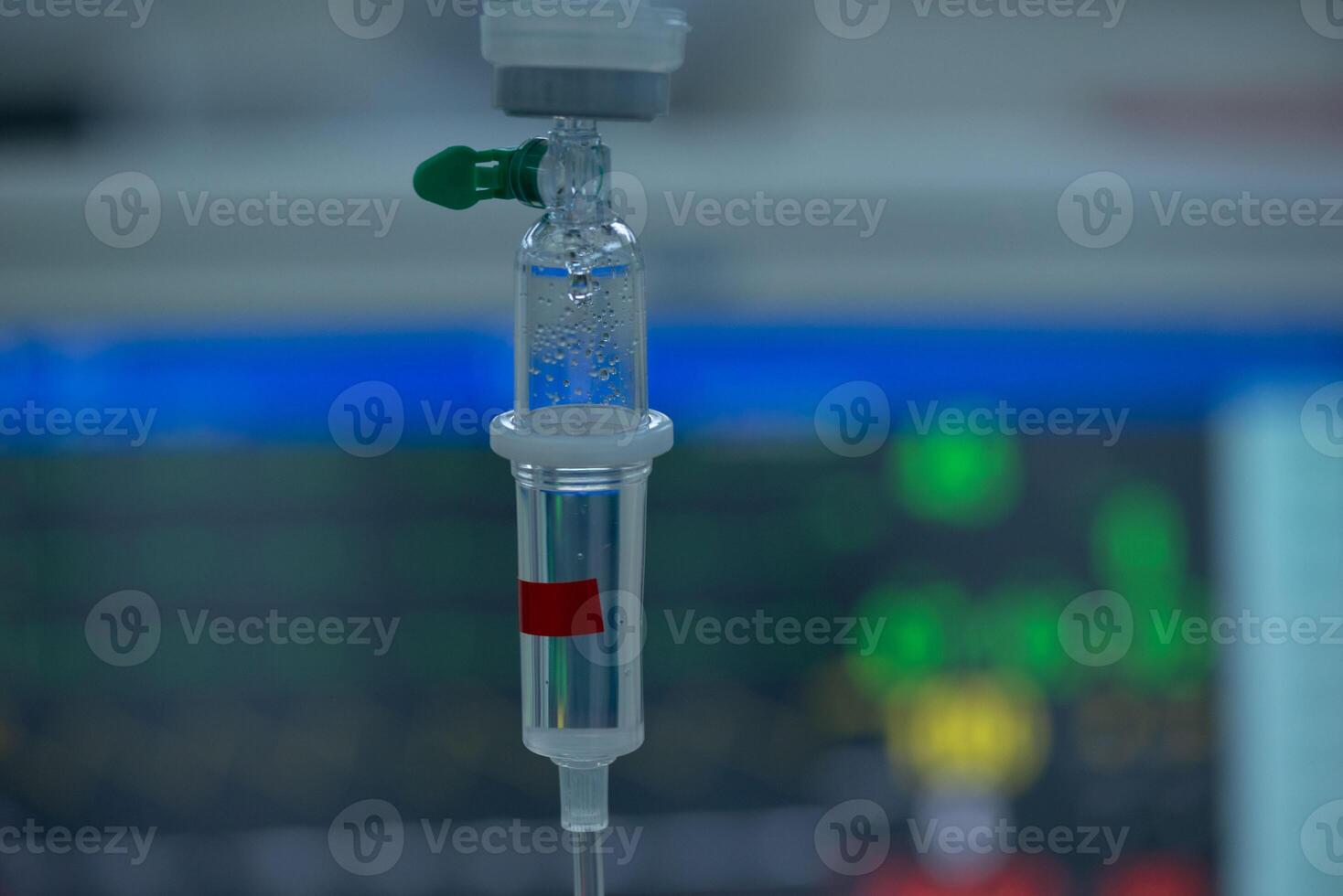 IV Drip with Medical Monitor Background photo