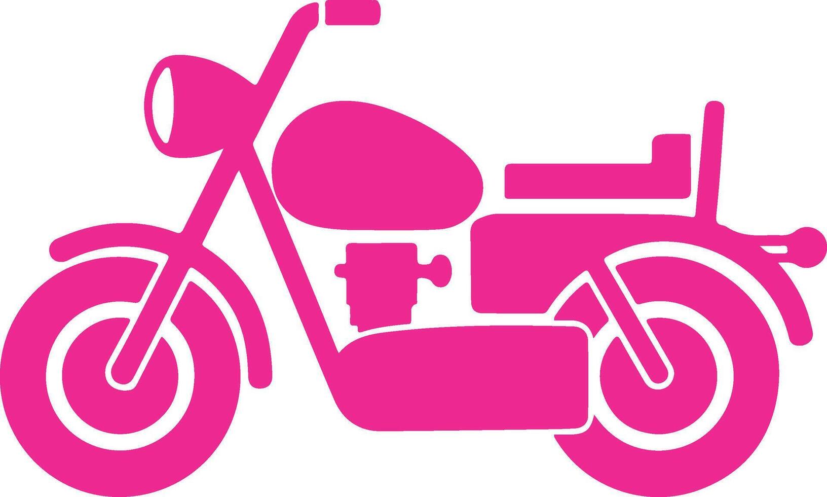 Stylish Biker Silhouette Illustration Art vector