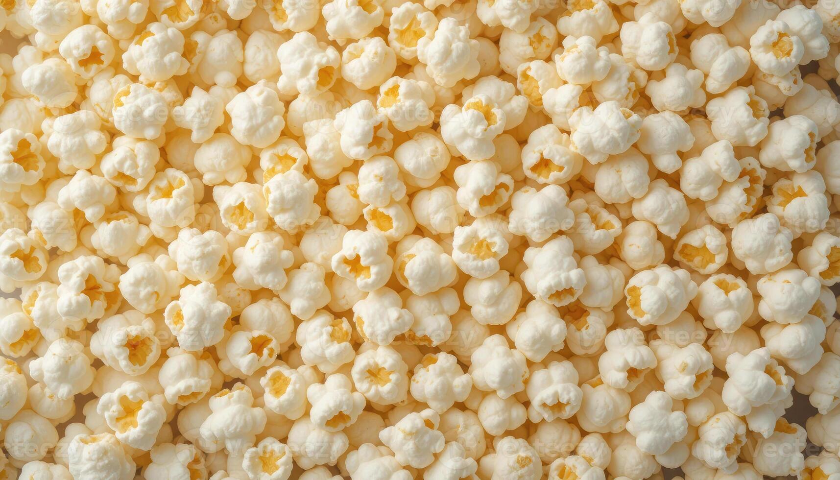 Fluffy Popcorn Macro, Crispy and Light Texture, photo