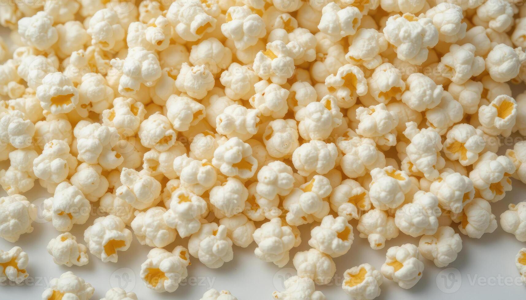 White Popcorn Bites, Light and Airy Snack Image. photo