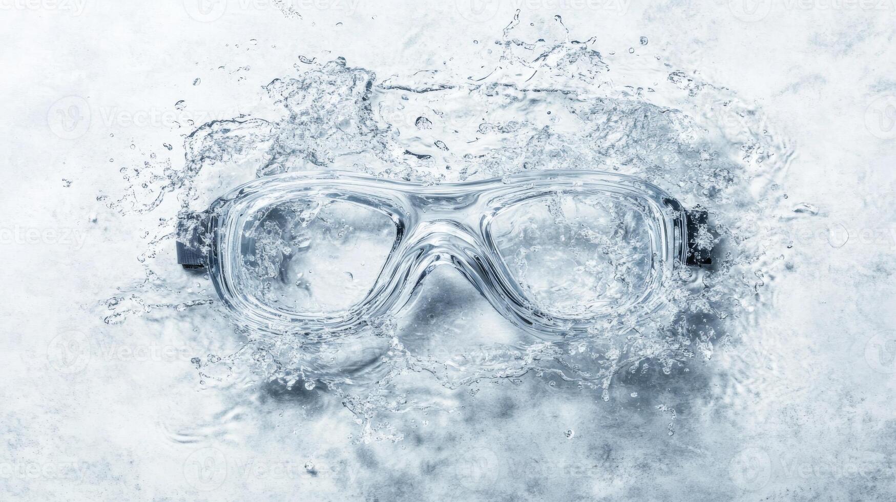 Underwater Eyewear with Dynamic Water Splash photo