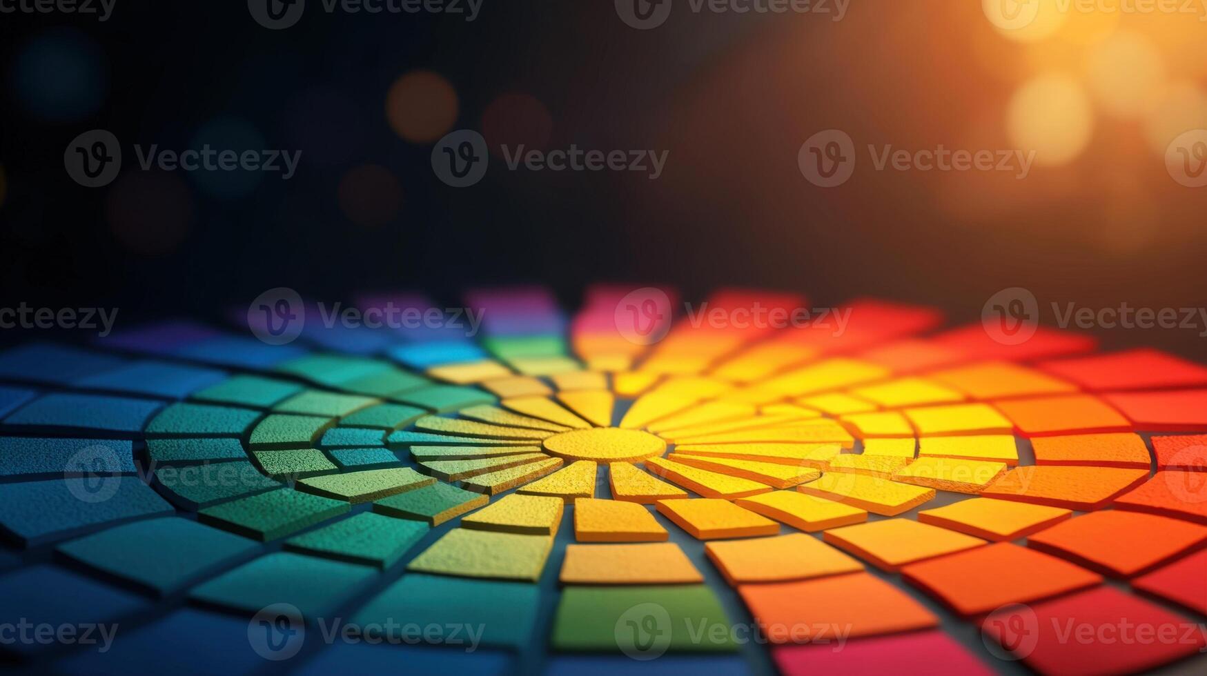 Vibrant Glowing Rangoli Patterns for Festivals photo