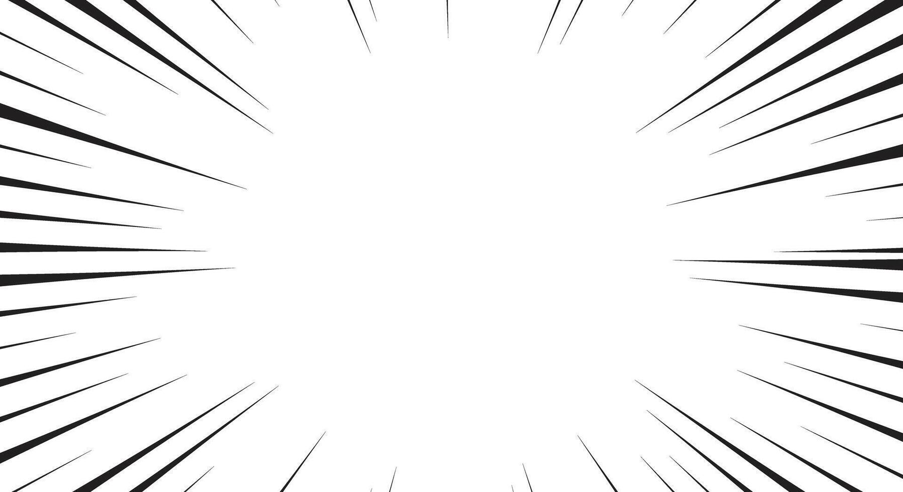 Comic style background with speed lines vector