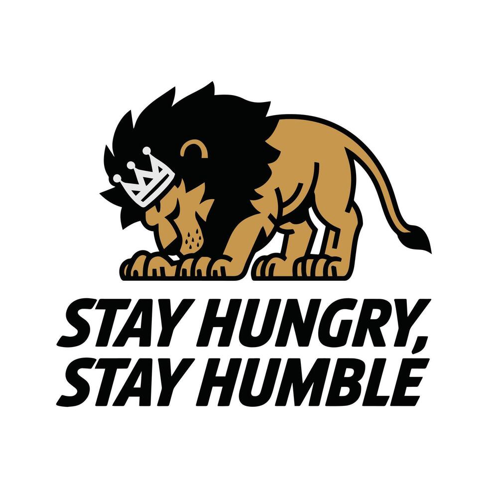 Stay Hungry Stay Humble T Shirt Design vector