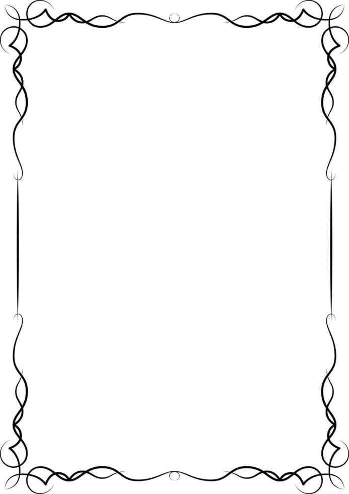 5 frames black on a white background vector