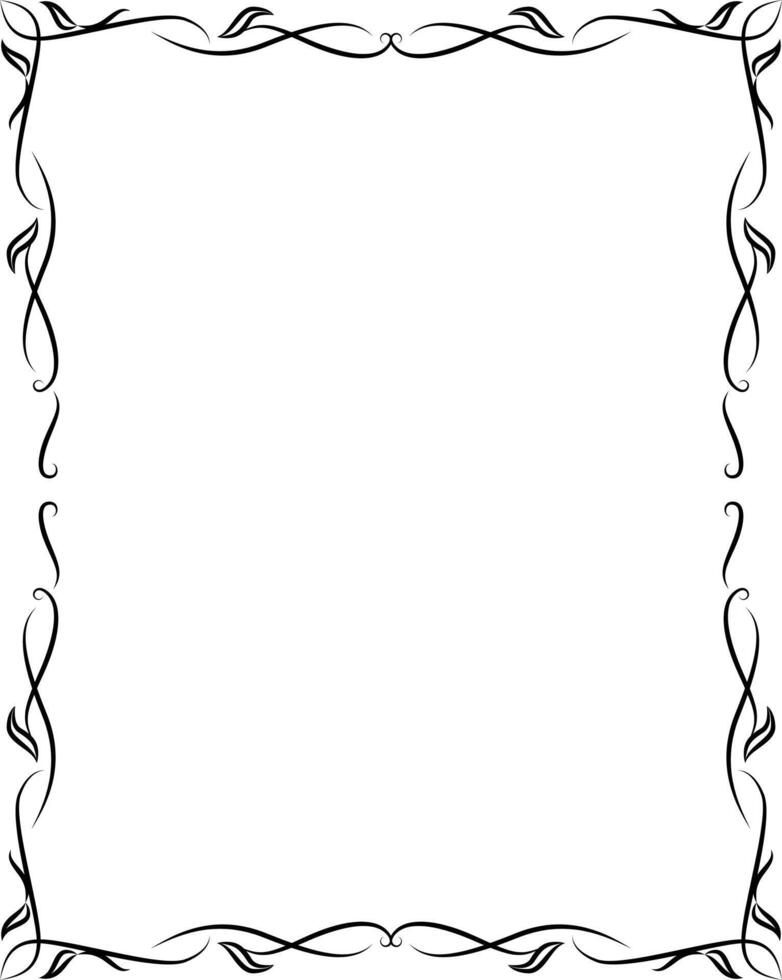 frames black on a white background4 vector