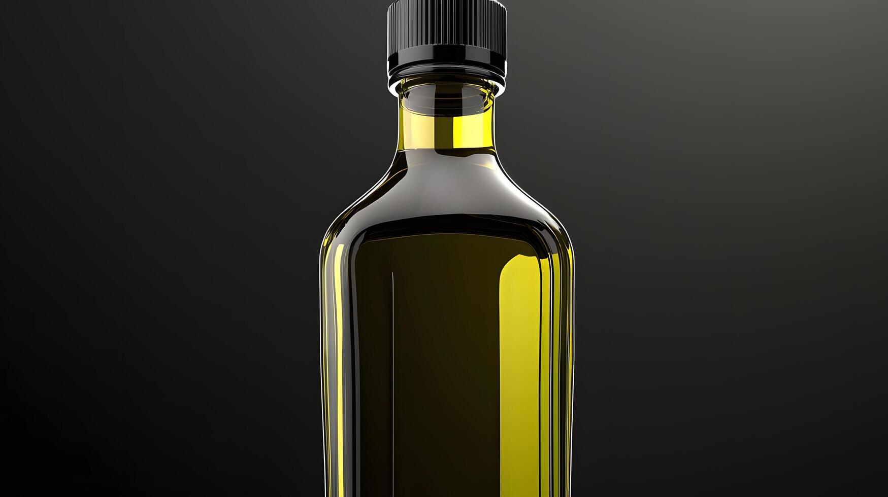 Premium Olive Oil Bottle Glass Packaging Culinary Ingredient Healthy Fat Cooking Oil photo