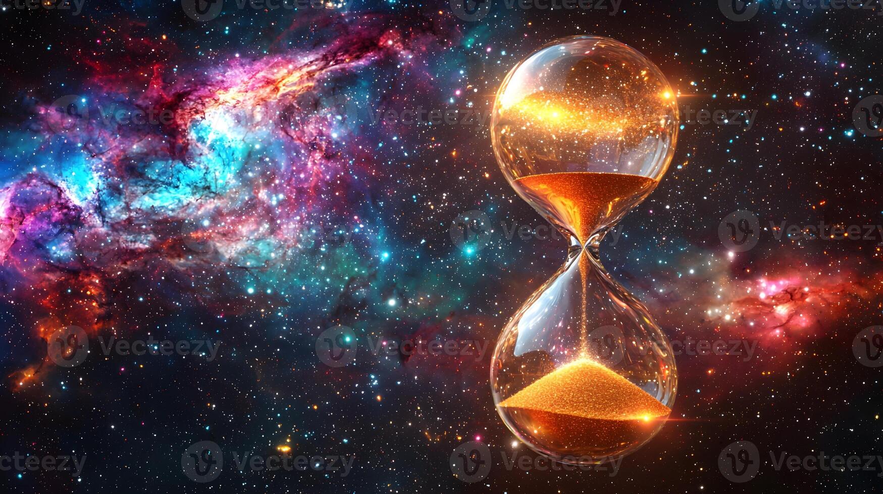 Cosmic Hourglass Time Space and the Universe s Vastness photo