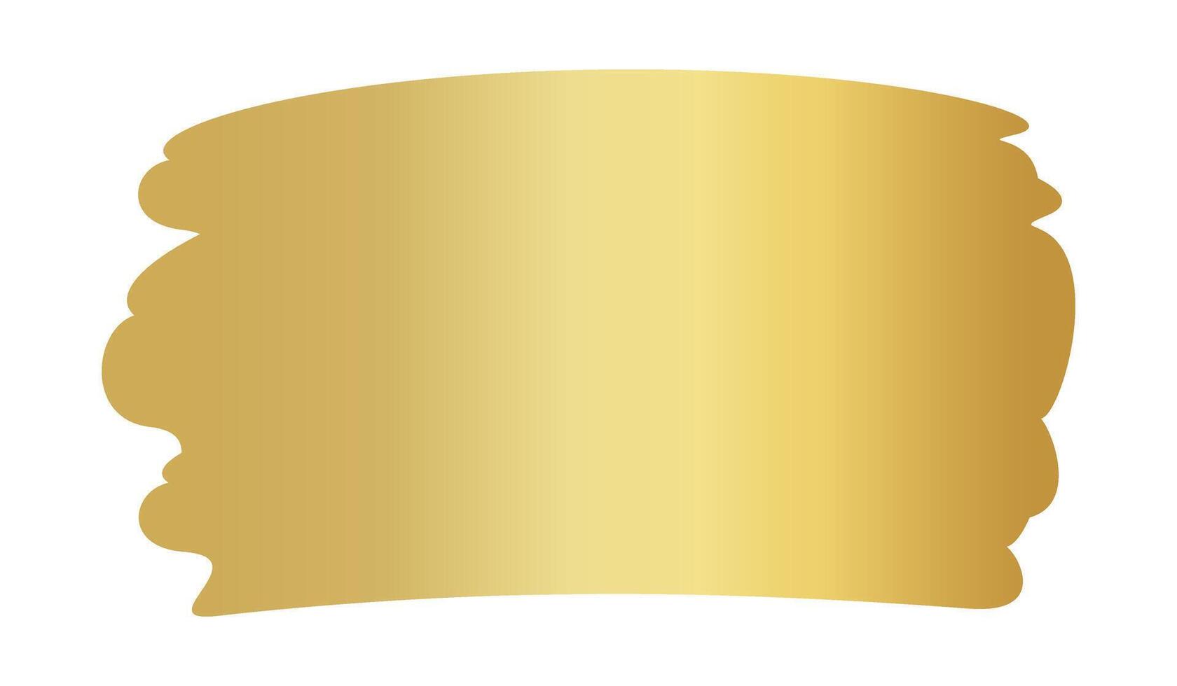 gold brush marks, gold brush stroke, gold stain hand drawn vector