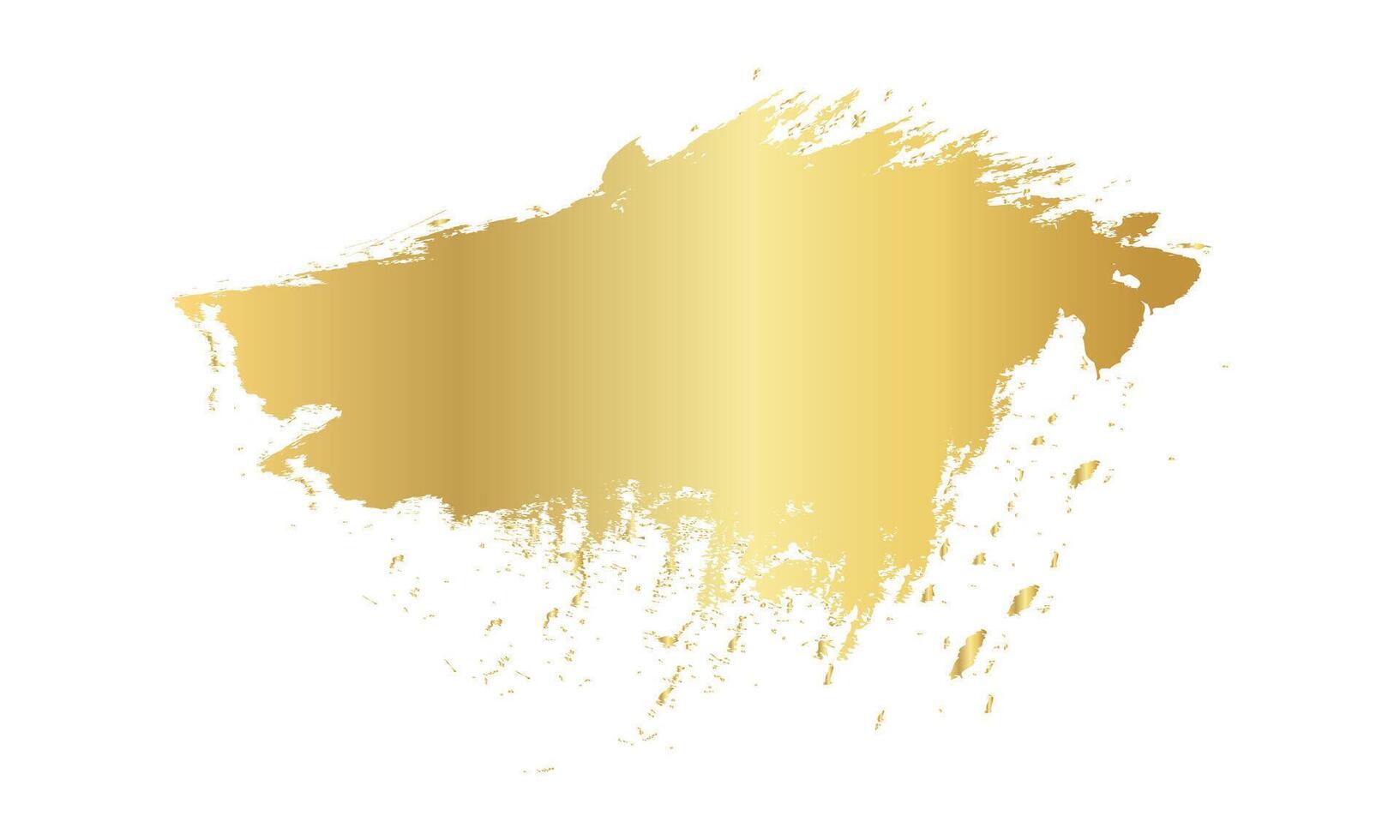 gold brush marks, gold color stain shape, golden brush stroke, golden texture with hand drawn vector