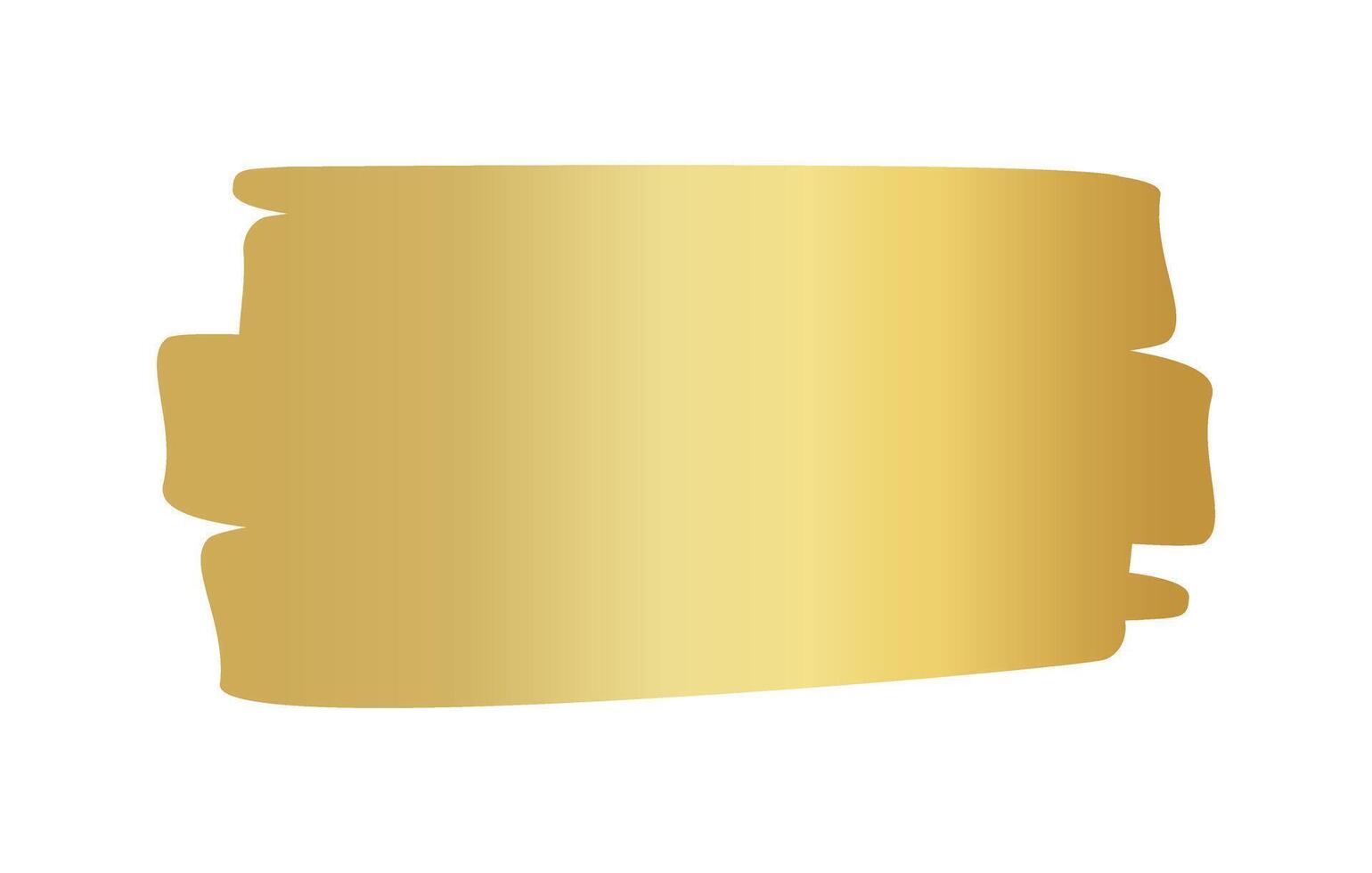 gold brush marks, golden brush stroke, gold stain hand drawn vector