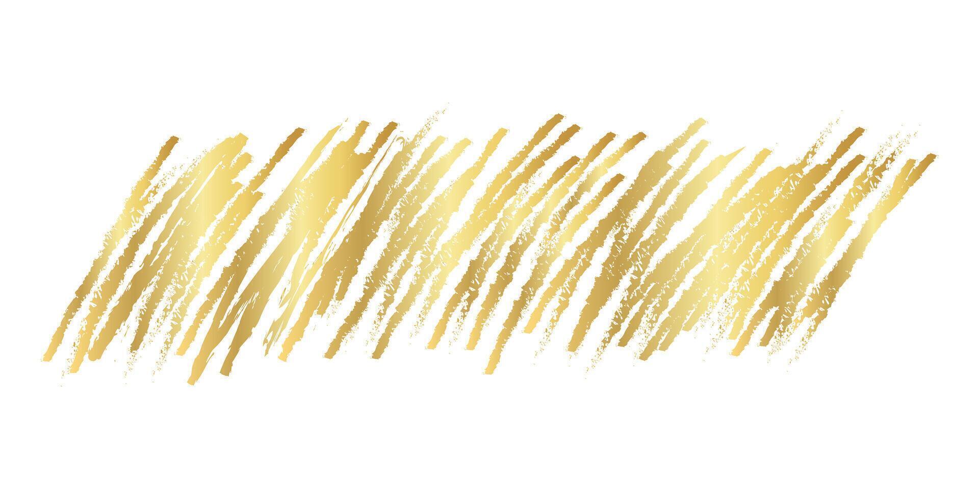 gold brush marks, golden brush stroke, golden texture with hand drawn vector