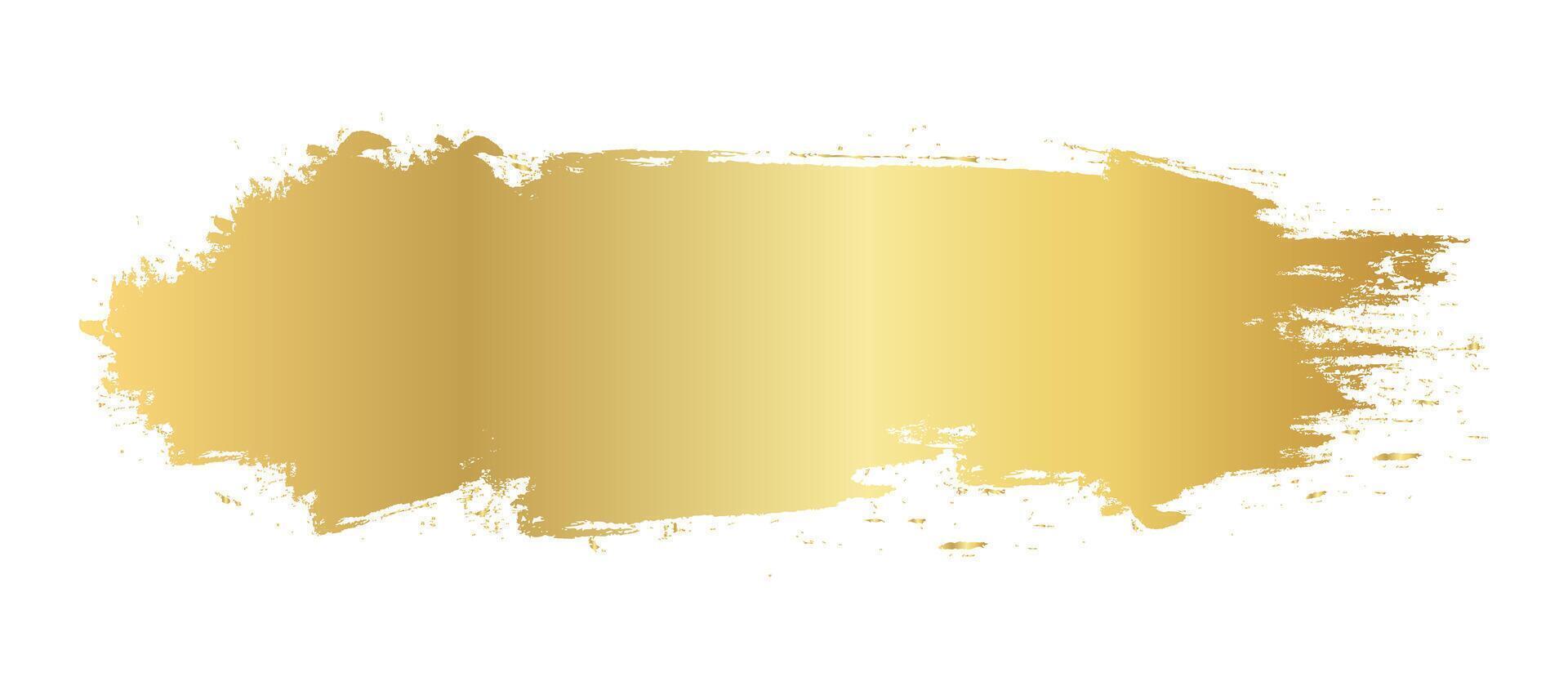 gold brush marks, golden color stain, golden brush stroke, golden texture with hand drawn vector