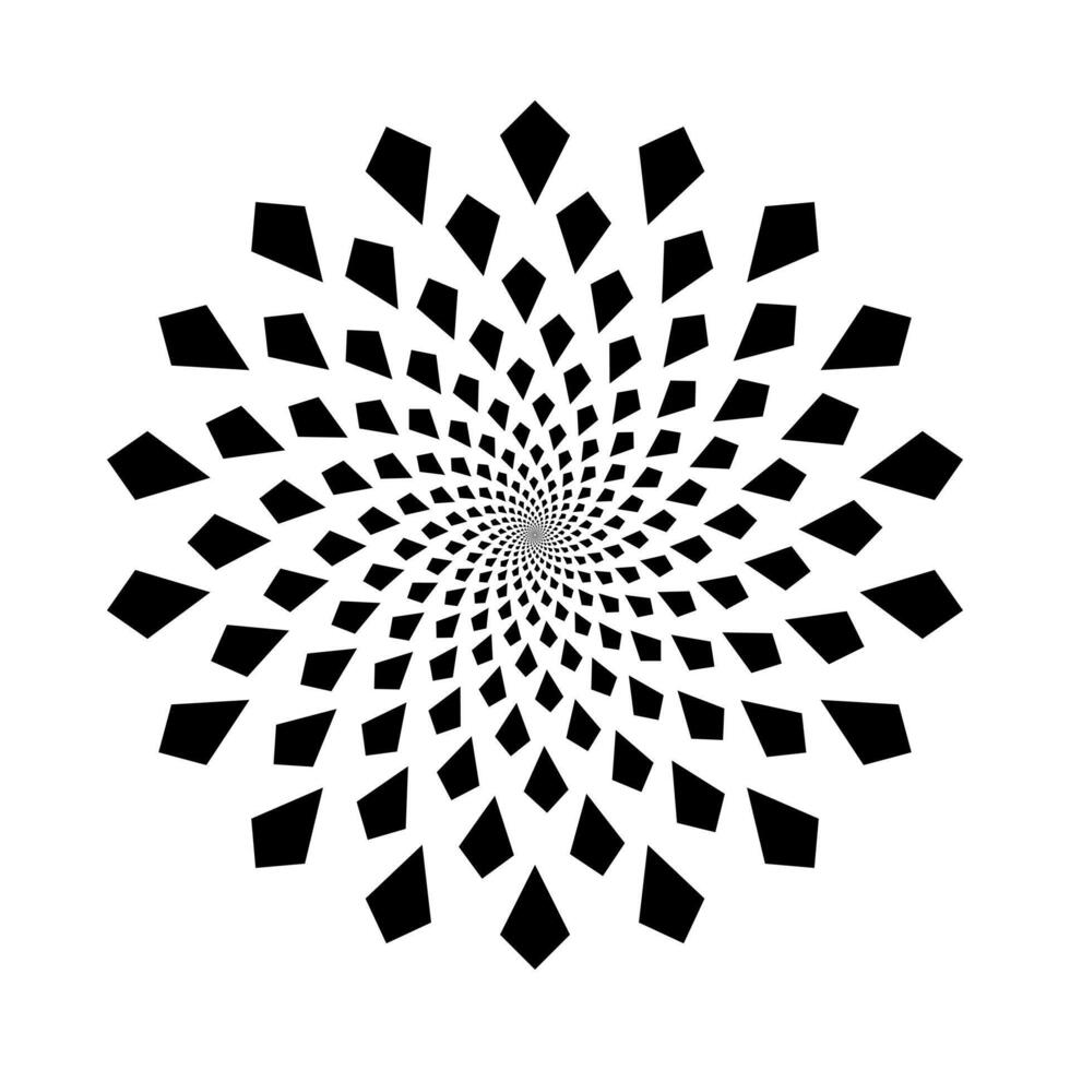 star halftone radial, graphic explosion in a circle form, fireworks star explosion dotted gradient halftone, geometric spiral background vector