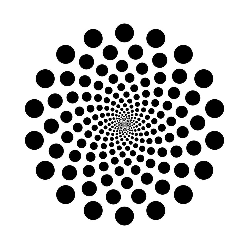 dot halftone radial, graphic explosion in circle form, fireworks star explosion dotted gradient halftone, geometric spiral background vector