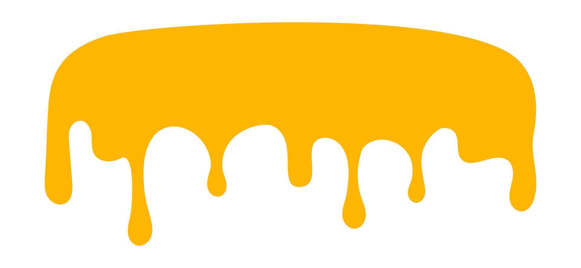 dripping honey, melting honey shape, honey illustration vector