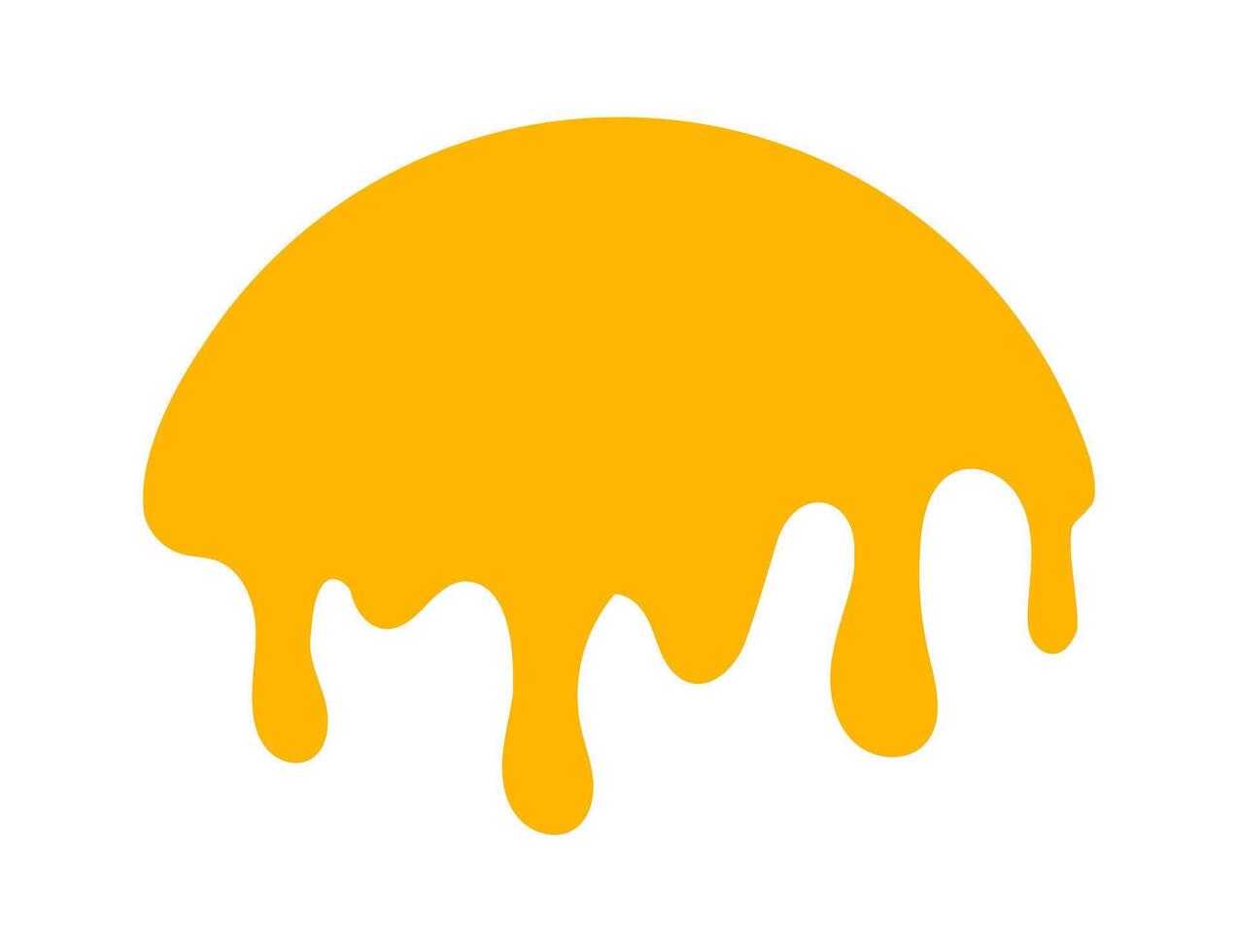 dripping honey, melting honey shapes, honey illustration vector