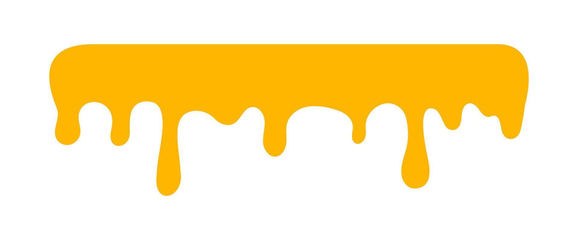 dripping honey, melting honey, honey illustration vector