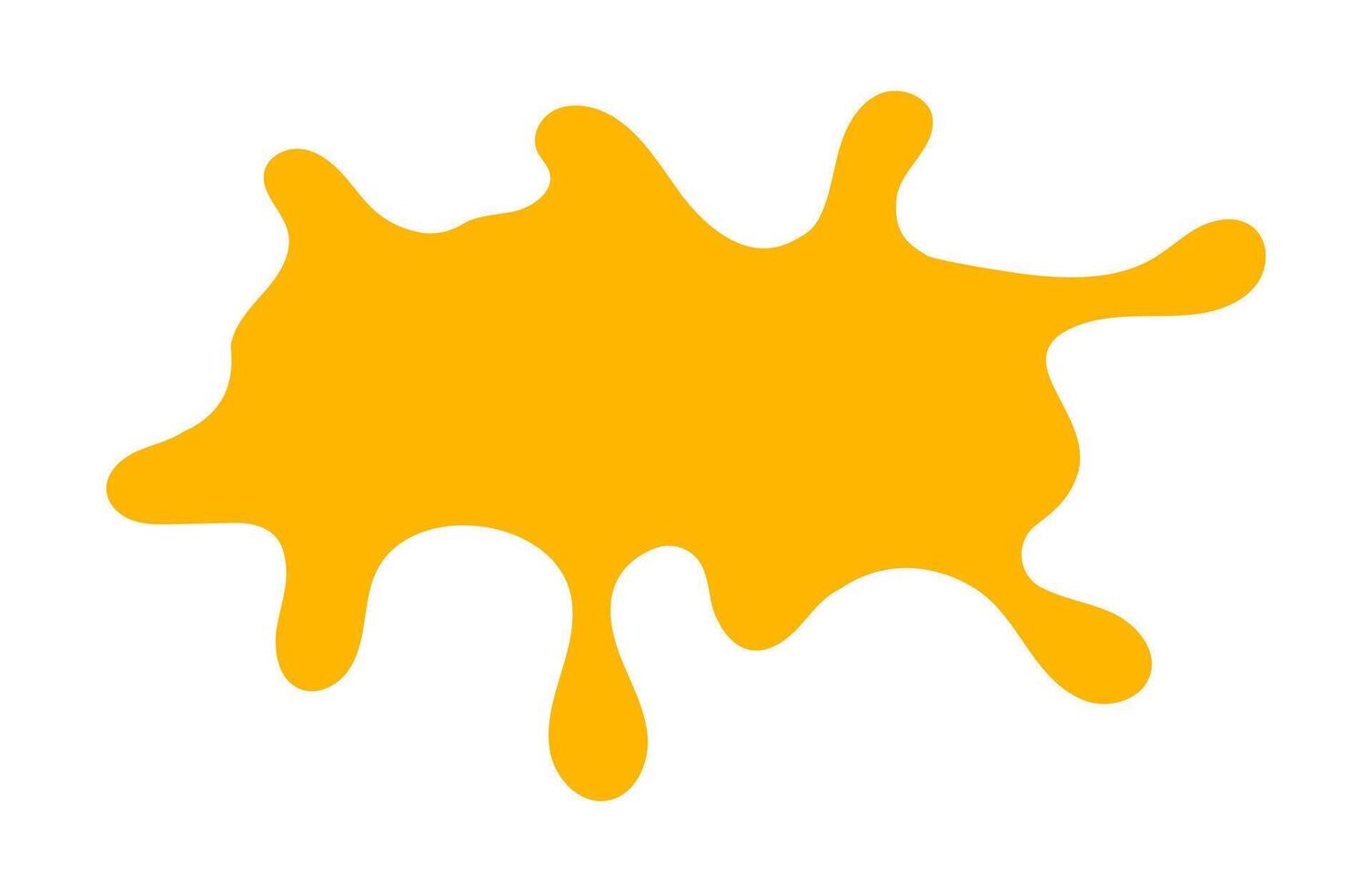 dripping honey shape, droplet honey, melting honey, honey splash shape, sweet liquid shape vector