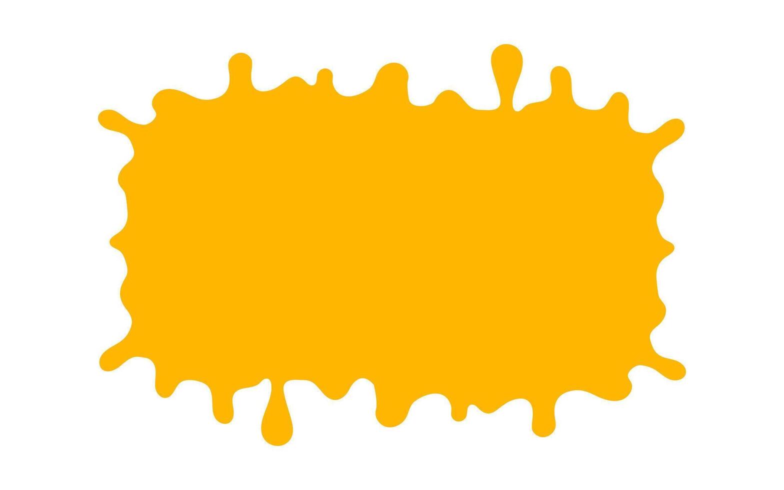 melting honey, dripping honey shape, droplet of honey vector