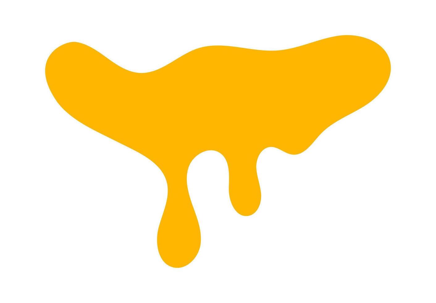 melting honey, dripping honey vector