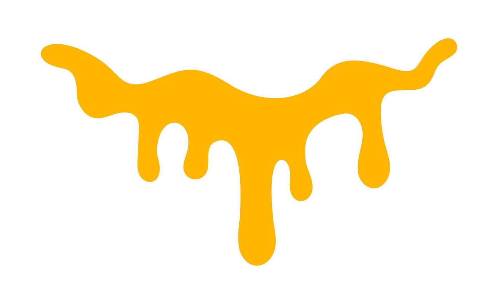dripping honey, melting honey vector