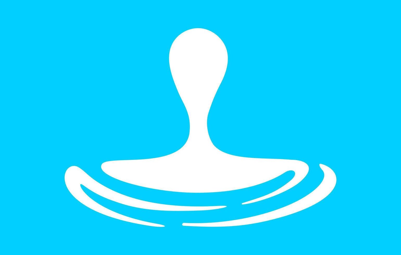 milk drop, milk simple shape vector