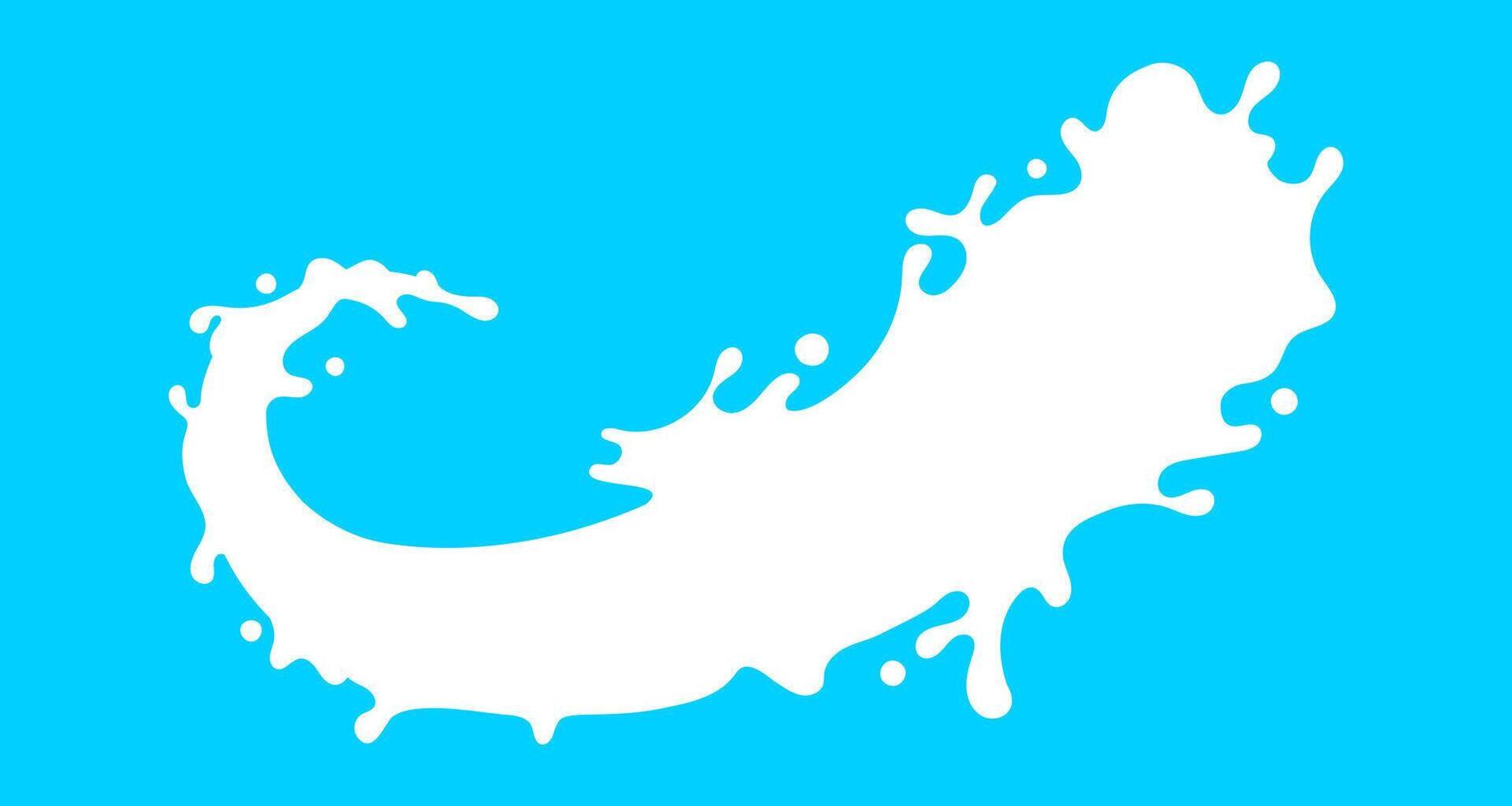 milk splash flowing, milky splashing, milk simple shape, milk waves vector