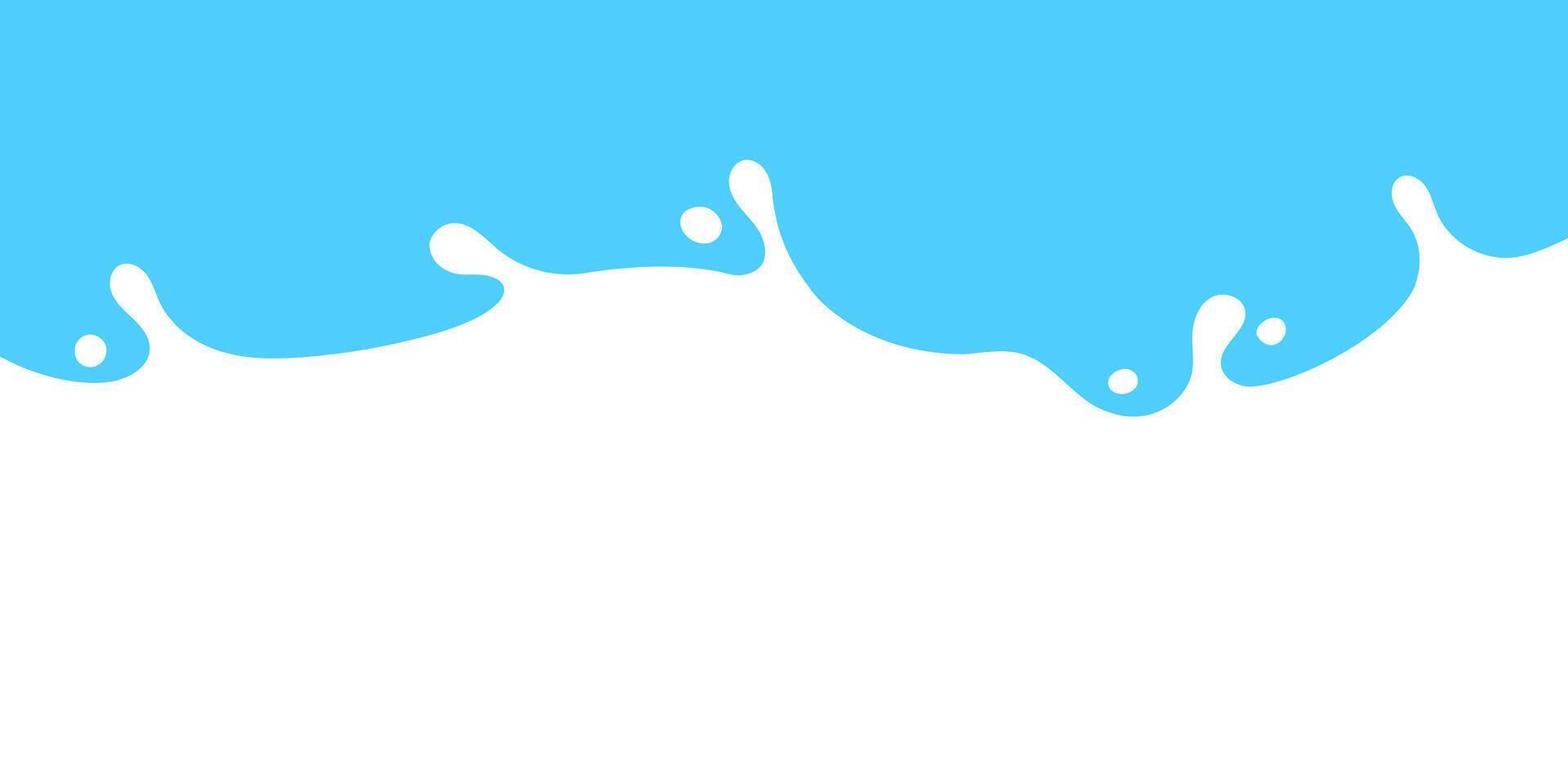 milk wave and splash, milk simple shape for banner background, milk splashes for advertising dairy products vector