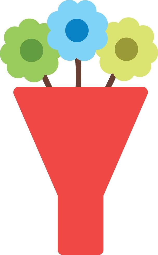 Bouquet icon image. Suitable for mobile apps, web apps and print media. vector