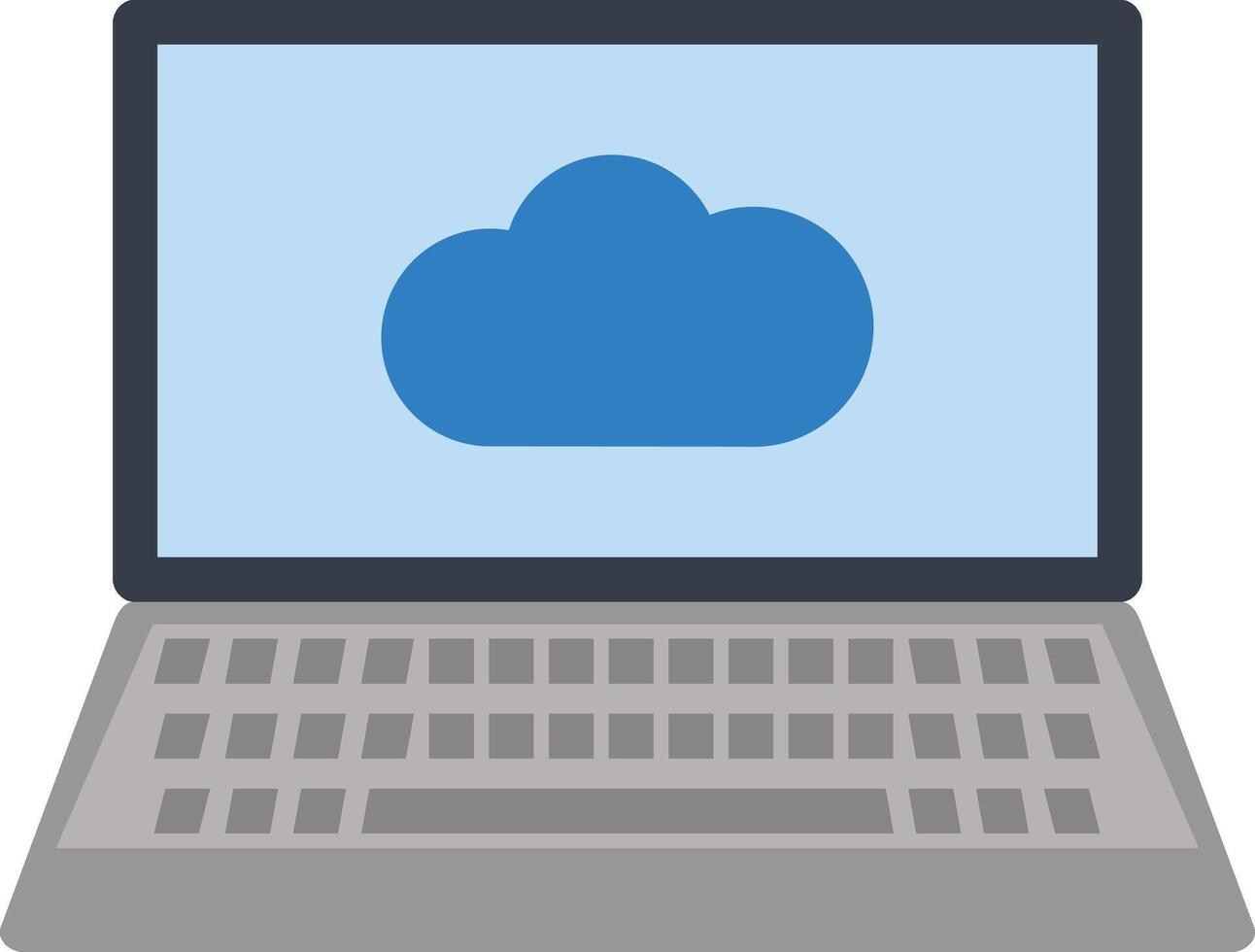 Cloud System icon image. Suitable for mobile apps, web apps and print media. vector