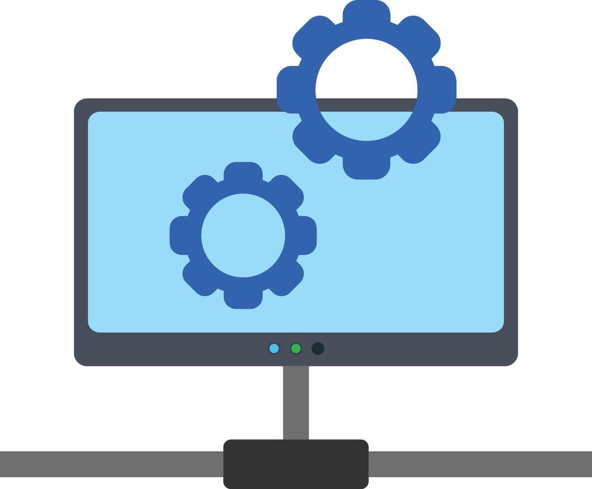 Network Settings icon image. Suitable for mobile apps, web apps and print media. vector