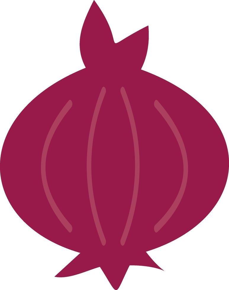 An onion icon on a white background vector