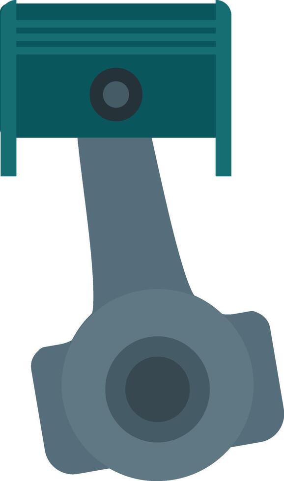 A blue and gray object with a handle vector