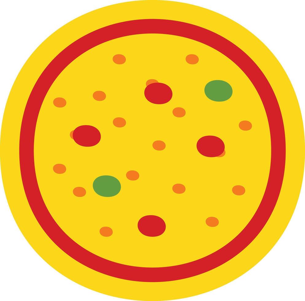 Pizza slice icon vector