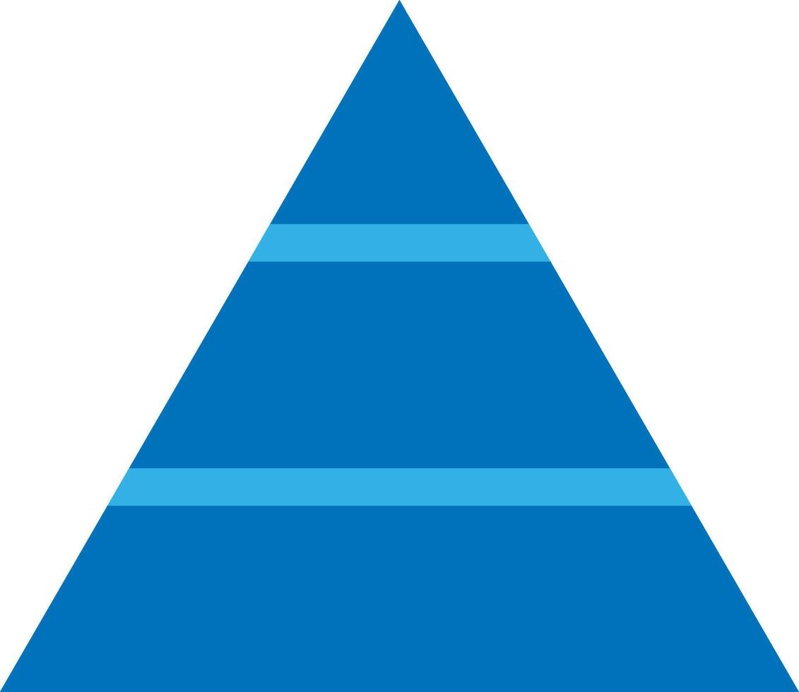 Pyramid Chart icon image. Suitable for mobile apps, web apps and print media. vector