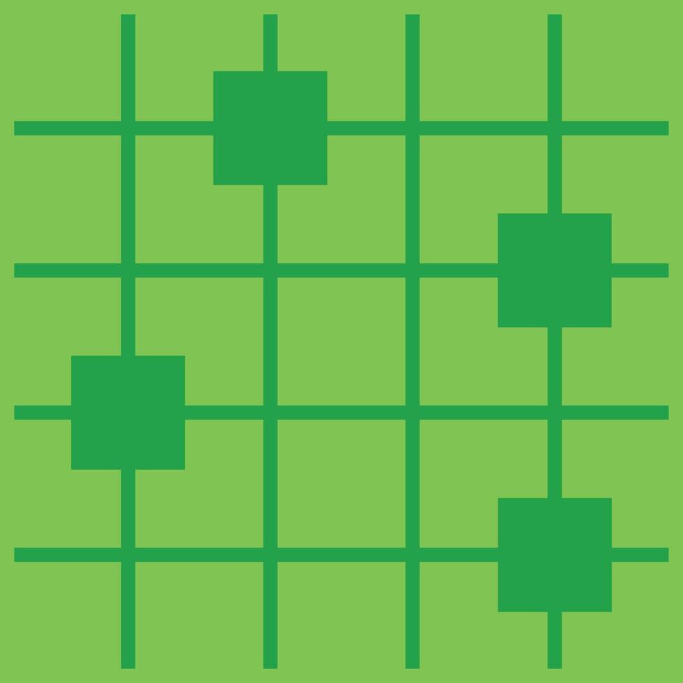 A green square grid with squares on it vector