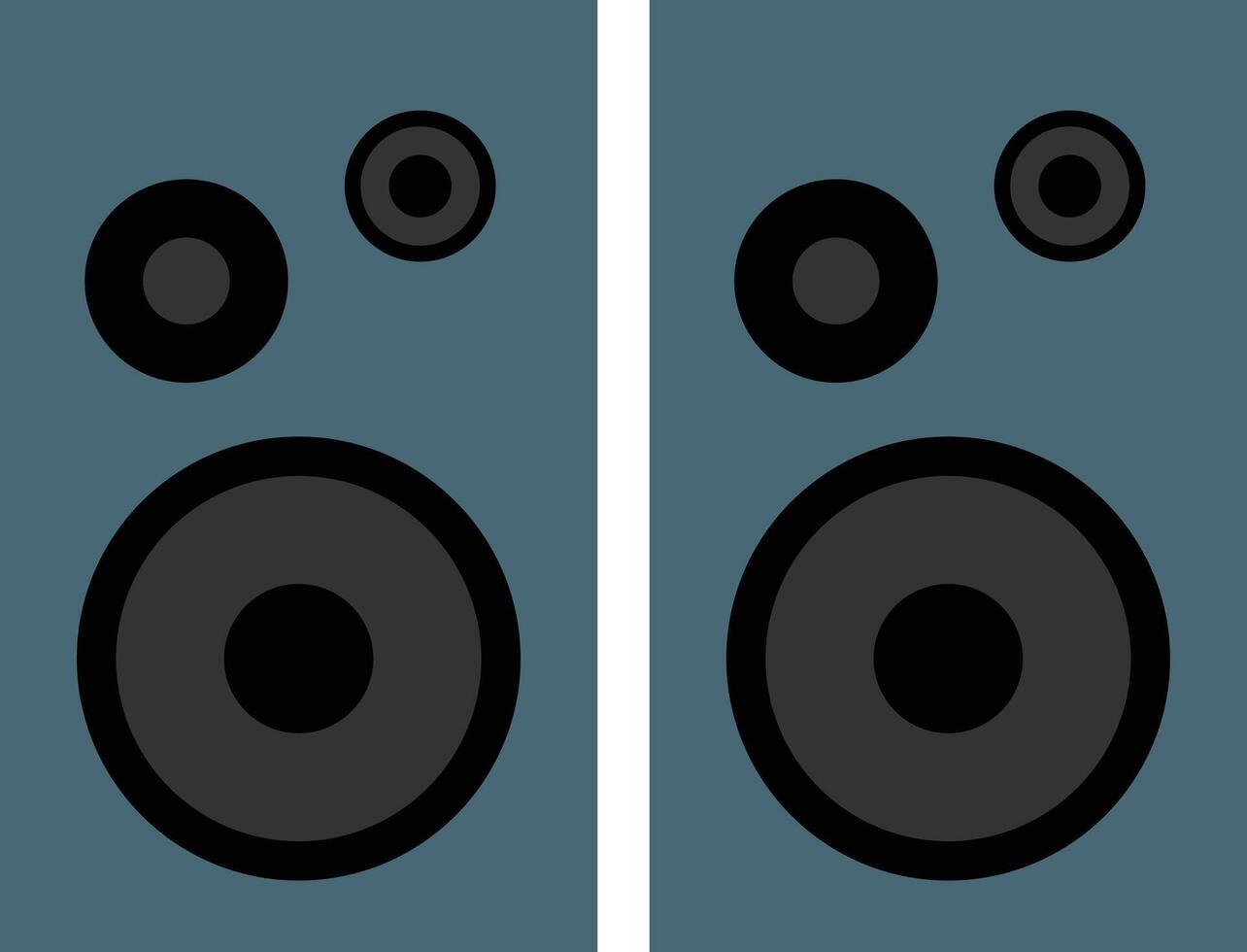 Speakers icon image. Suitable for mobile apps, web apps and print media. vector