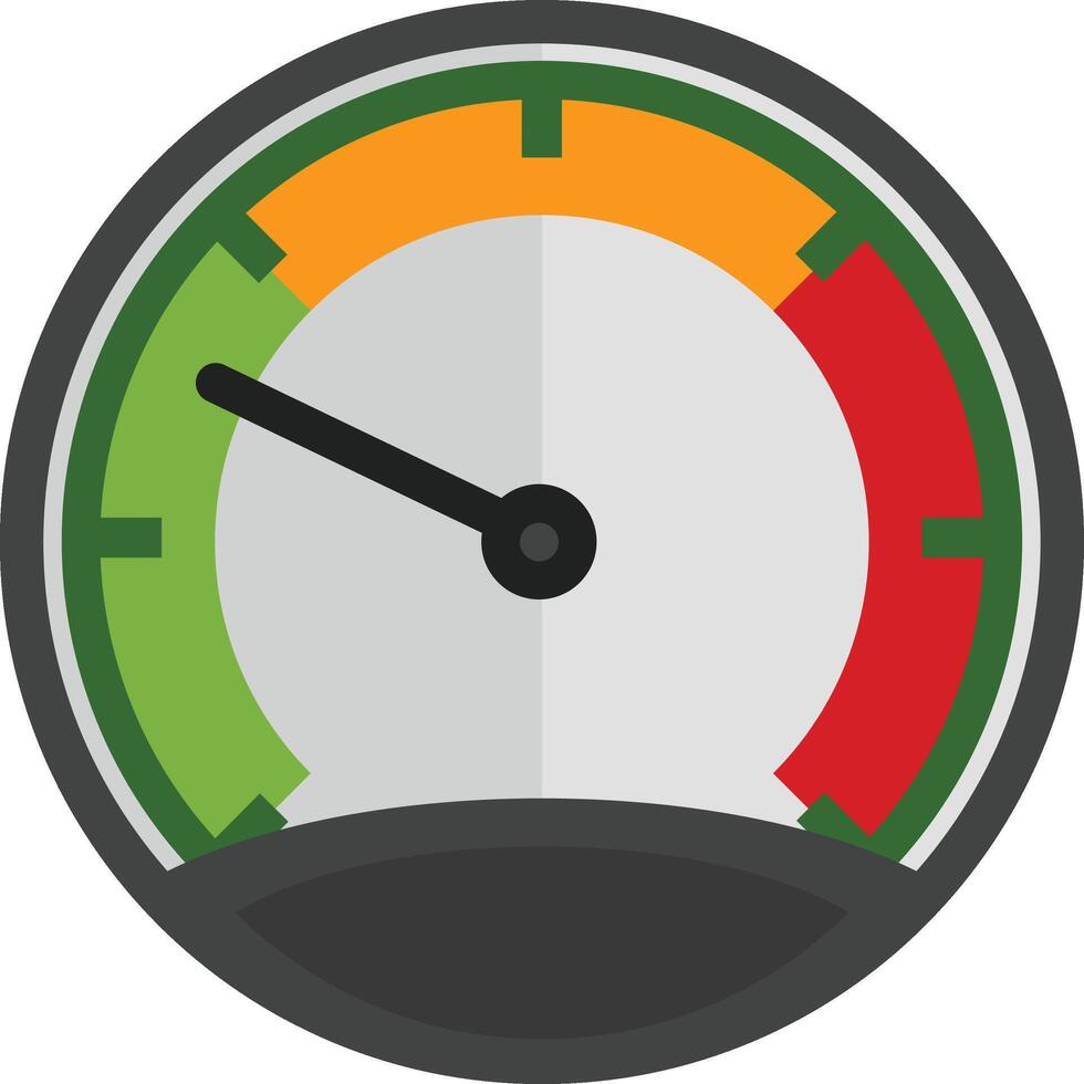 A meter showing the time vector
