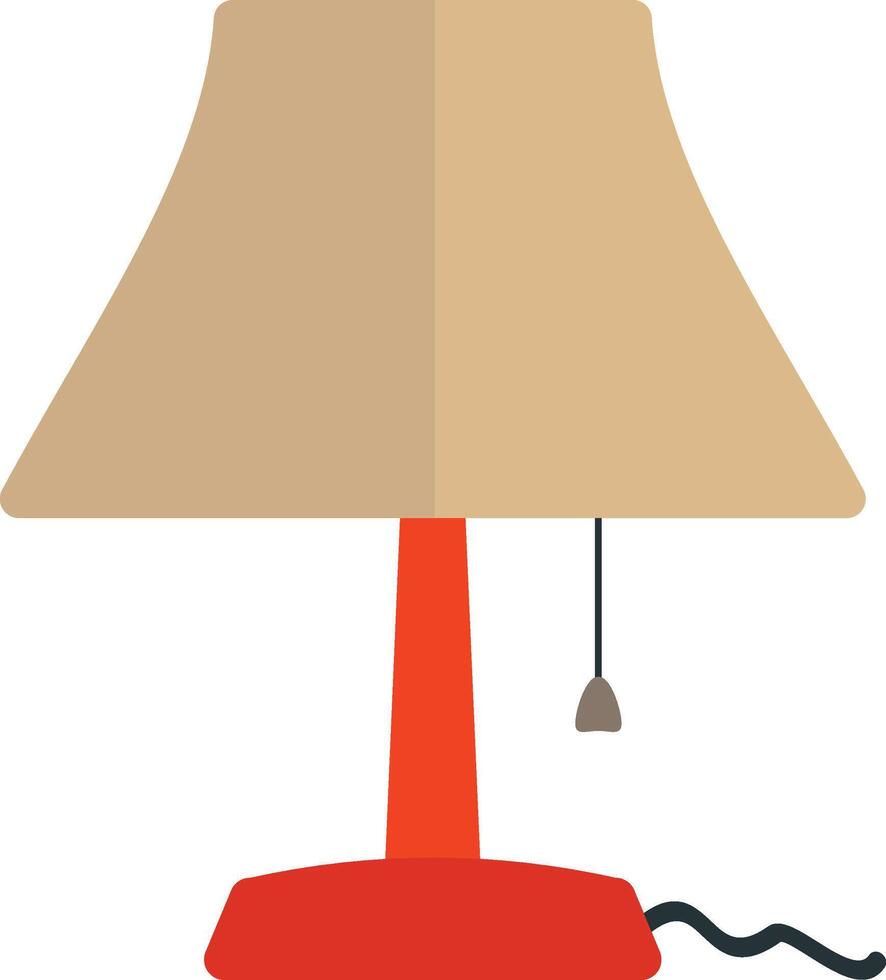 Table Lamp icon image. Suitable for mobile apps, web apps and print media. vector