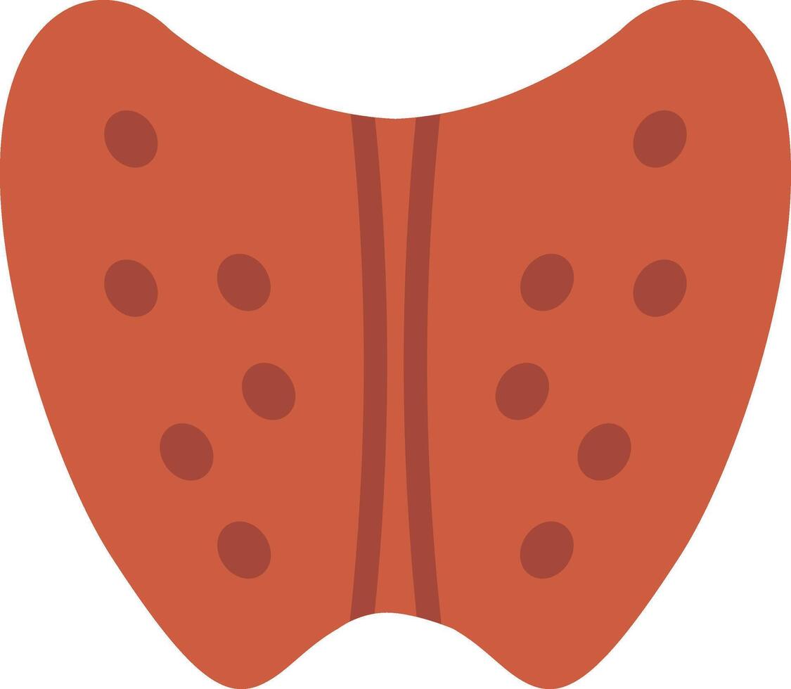 A tooth with a hole in it vector