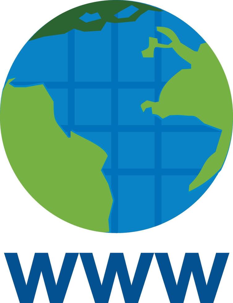 The world wide web logo vector