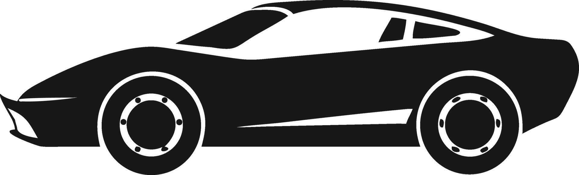 Black And White Car Design vector