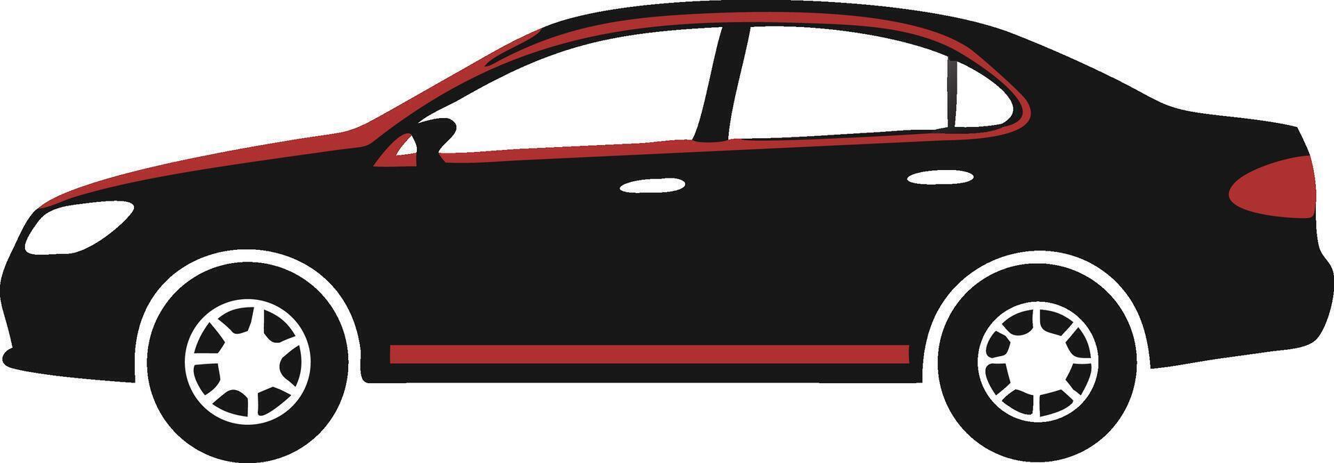 Car Illustration Simple And Elegant vector