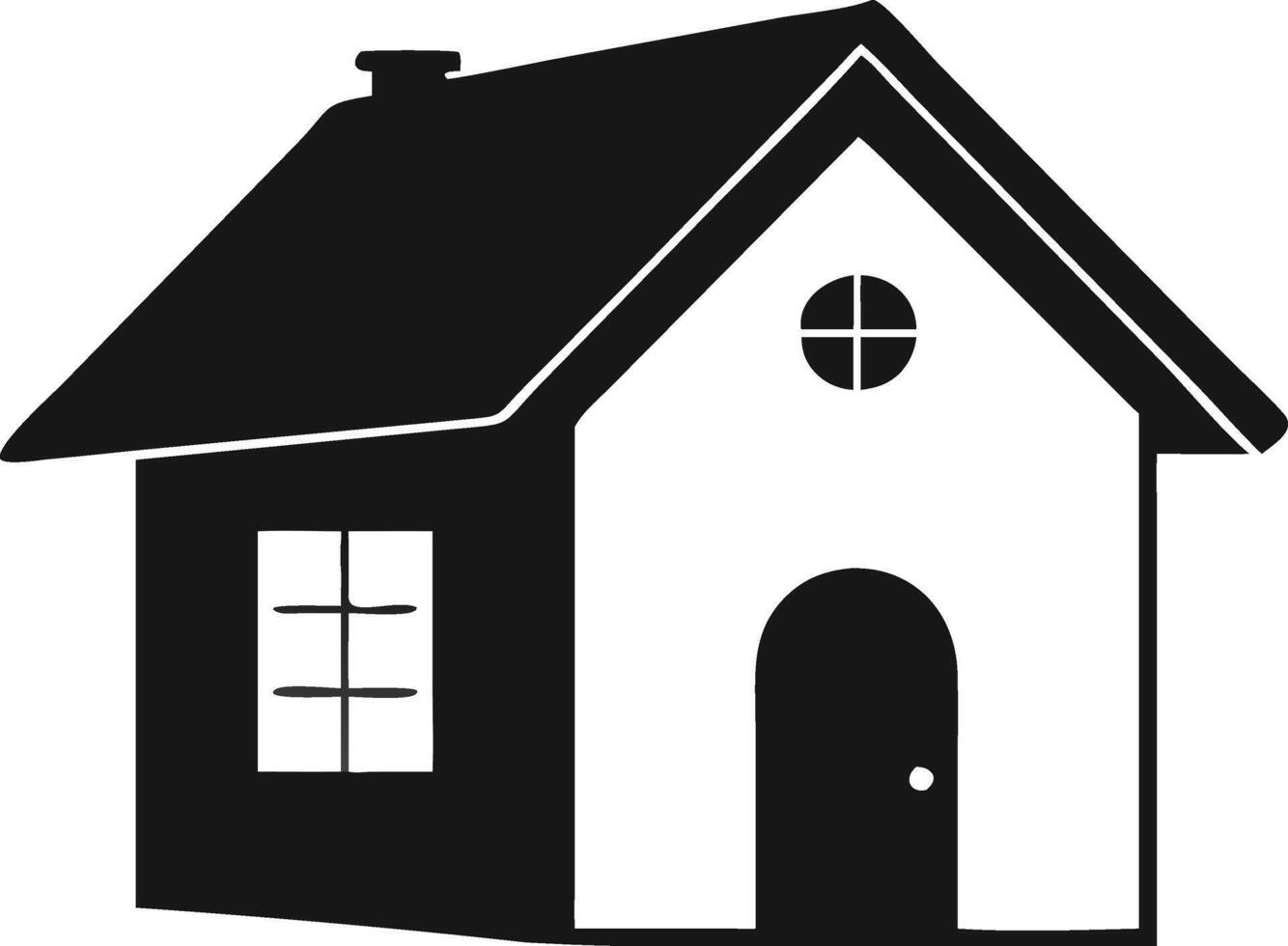 House Illustration Home Minimalist Simple Design vector