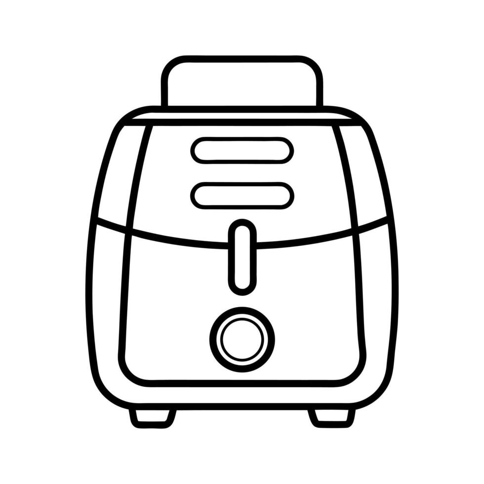 Air Fryer for Icons and Logos vector
