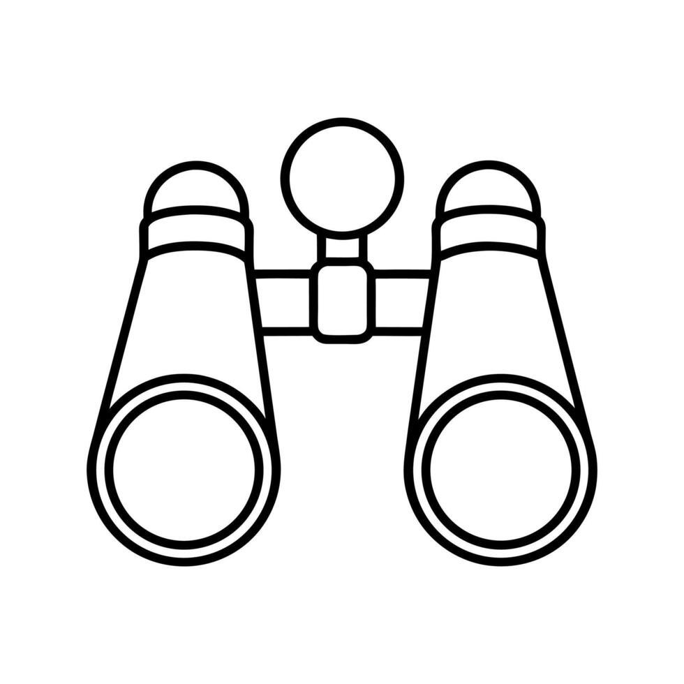 Minimal Field Glasses Black vector