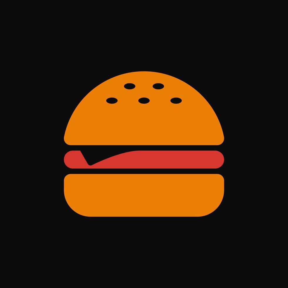 Illustration graphic of burger vector