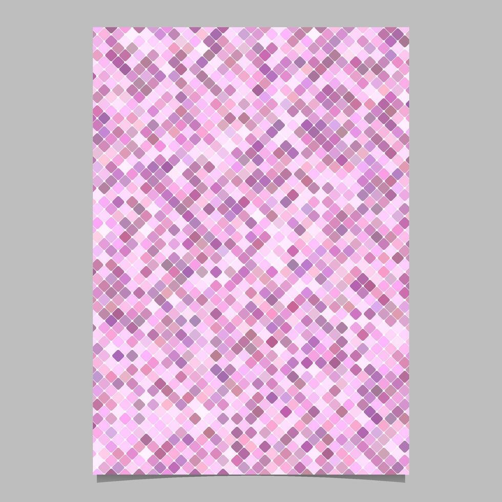 Brochure background with pink diagonal squares vector